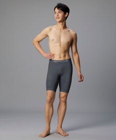 WACOAL MEN スパッツ 【CROSSWALKER】 吸放湿性 吸汗速乾性 前閉じ ロング丈 メンズ インナー GX6008 /ブロス バイ ワコールメン