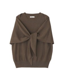 CRAFT STANDARD BOUTIQUE 【2点SET】ストール付きノースリーブニットプルオーバー