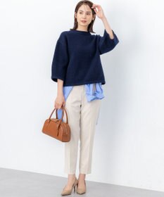 組曲 S ハーフスリーブミルド ニットプルオーバー