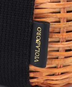 23区 VIOLAd'ORO MIRO スプリットラタン バスケットバッグ