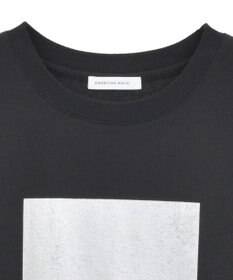 AMERICAN HOLIC ボックス箔プリントロングTシャツ