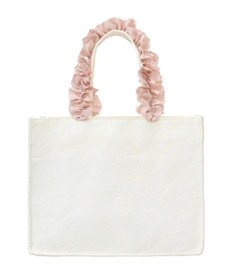 Maison de FLEUR EC限定レースフリルハンドルスクエアトートSバッグ