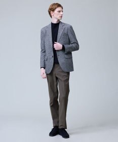 J.PRESS MEN 動きやすさにこだわった立体設計【洗える】コットンカシミヤモックネック ニット