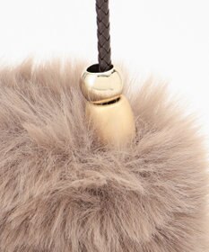 自由区 フェイクファーポシェット