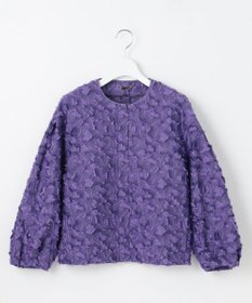 自由区 S YONEZAWAレーシージャガード ノーカラージャケット