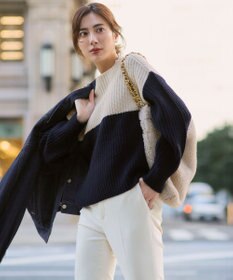 23区 VIOLAｄ’ORO エコムートン チェーンショルダー トートバッグ