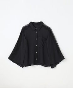 GRACE CONTINENTAL シアーポンチョシャツ