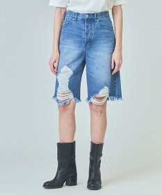 GRACE CONTINENTAL クラッシュハーフパンツ