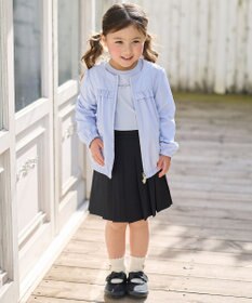 ANY KIDS チュールフリル 長袖Tシャツ