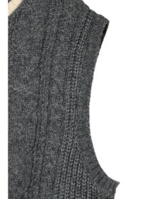 CRAFT STANDARD BOUTIQUE ２ＷＡＹケーブルニットベスト