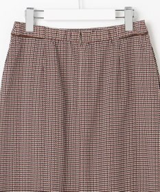 J.PRESS LADIES デシンハウンドトゥースプリント スカート