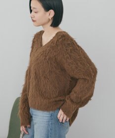 AMERICAN HOLIC 起毛シャギールーズニットプルオーバー