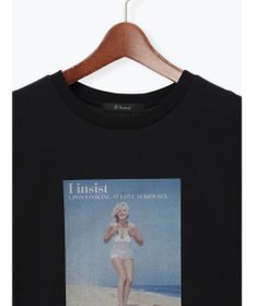 Te chichi マリリンモンロービーチフォトTシャツ
