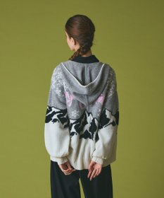 GRACE CONTINENTAL スノージャガードニットフーディ