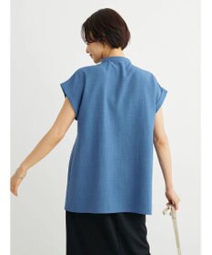 Green Parks フレンチスリーブタックブラウス