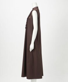 23区 【R(アール)】ルミナスコットン フロントフリル ワンピース