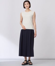 J.PRESS LADIES 【WEB限定カラーあり・洗える】トリコットジャージー フレアーパンツ