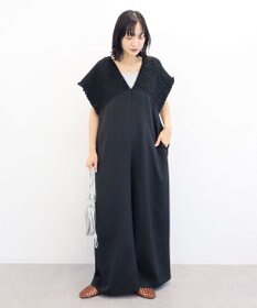 Green Parks シャーリングサロペット