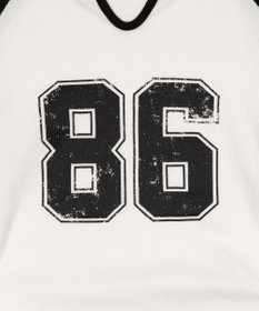 WEGO サイドドロストキーネックロンT