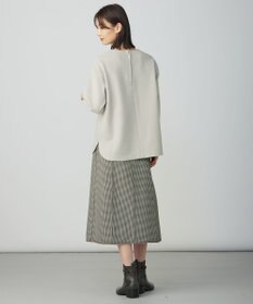 J.PRESS LADIES メルトンジャージー Vネック カットソー