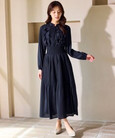 Feroux ウエストシャーリングラッフル ワンピース