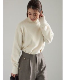 Te chichi 【宮本茉由着用】ハイネックフェザーニット