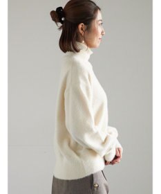 Te chichi 【宮本茉由着用】ハイネックフェザーニット