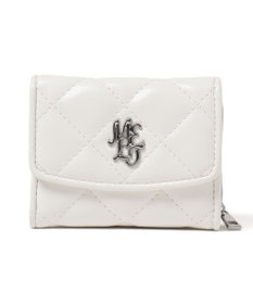 WEGO メタルロゴキルティングウォレット