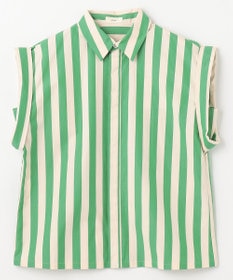 NAVE 【Nave 　洗える】ワイドストライプ ブラウス