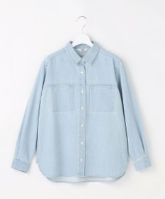 J.PRESS LADIES コットンリネン 7oz デニム シャツ