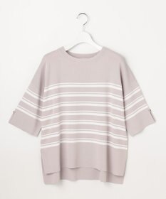 ANY SIS 【アイスタッチ】ボートネックニット プルオーバー