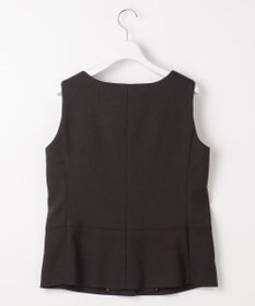 自由区 【セットアップ対応】リネンライクシンセティックノースリーブ ブラウス