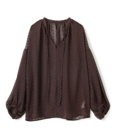 uncrave シアードットジャガード ブラウス