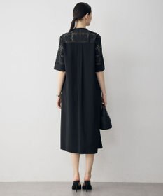 ICB L Vi/Nyライトタフタ エンブロイダリーワンピース