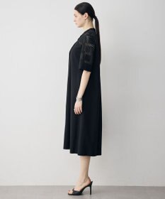 ICB L Vi/Nyライトタフタ エンブロイダリーワンピース