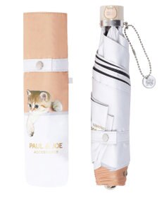 MOONBAT 【一級遮光/軽量】PAUL & JOE 晴雨兼用 折りたたみ日傘 スウィンギングヌネット