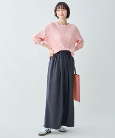 ANY L アクリルガーターニット