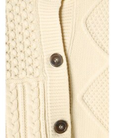 Green Parks ＫＢＦ　２ＷＡＹパッチワークニットカーディガン