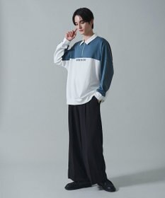 WEGO ドルマンポンチハーフZIPプルオーバー