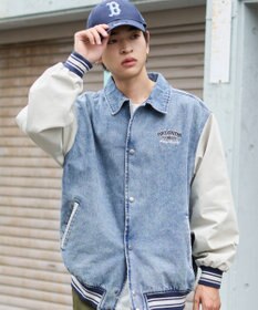 WEGO 【ユニセックス着用ITEM/MLサイズ展開】デニムスタジャン