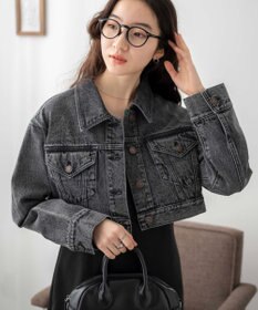 WEGO ショートデニムジャケット