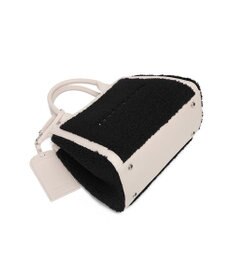 style code 【MERCURYDUO/マーキュリーデュオ】カードケース付　ロゴ刺繍ボアトートバッグ