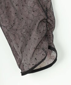 ANY SIS 【Lily Calin】バイカラードットチュール ドレス