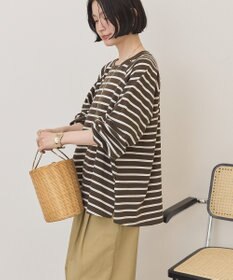 AMERICAN HOLIC フレアラグランボーダーロンＴ