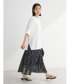 Green Parks 冷っとすずやか　ドルマンカット５分袖プルオーバー