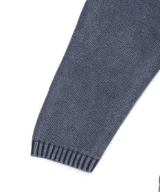 J.PRESS YORK STREET 【UNISEX】ピグメントコットン ガンジーニット