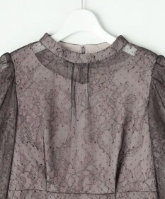 ANY SIS 【Lily Calin】バイカラードットチュール ドレス