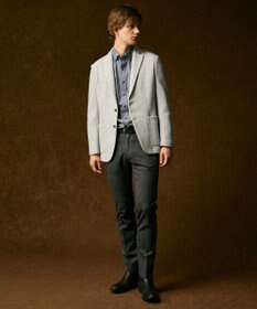 JOSEPH ABBOUD 【シルク×綿ブレンド】シルクコットンストライプ シャツ