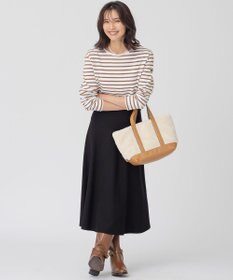 23区 S ヴィスコースストレッチ フレア スカート