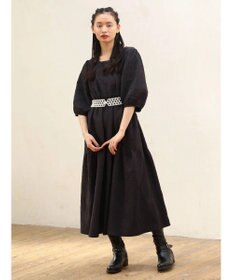 Green Parks ■ＥＳＣＡＲ　エンボスティアードワンピース